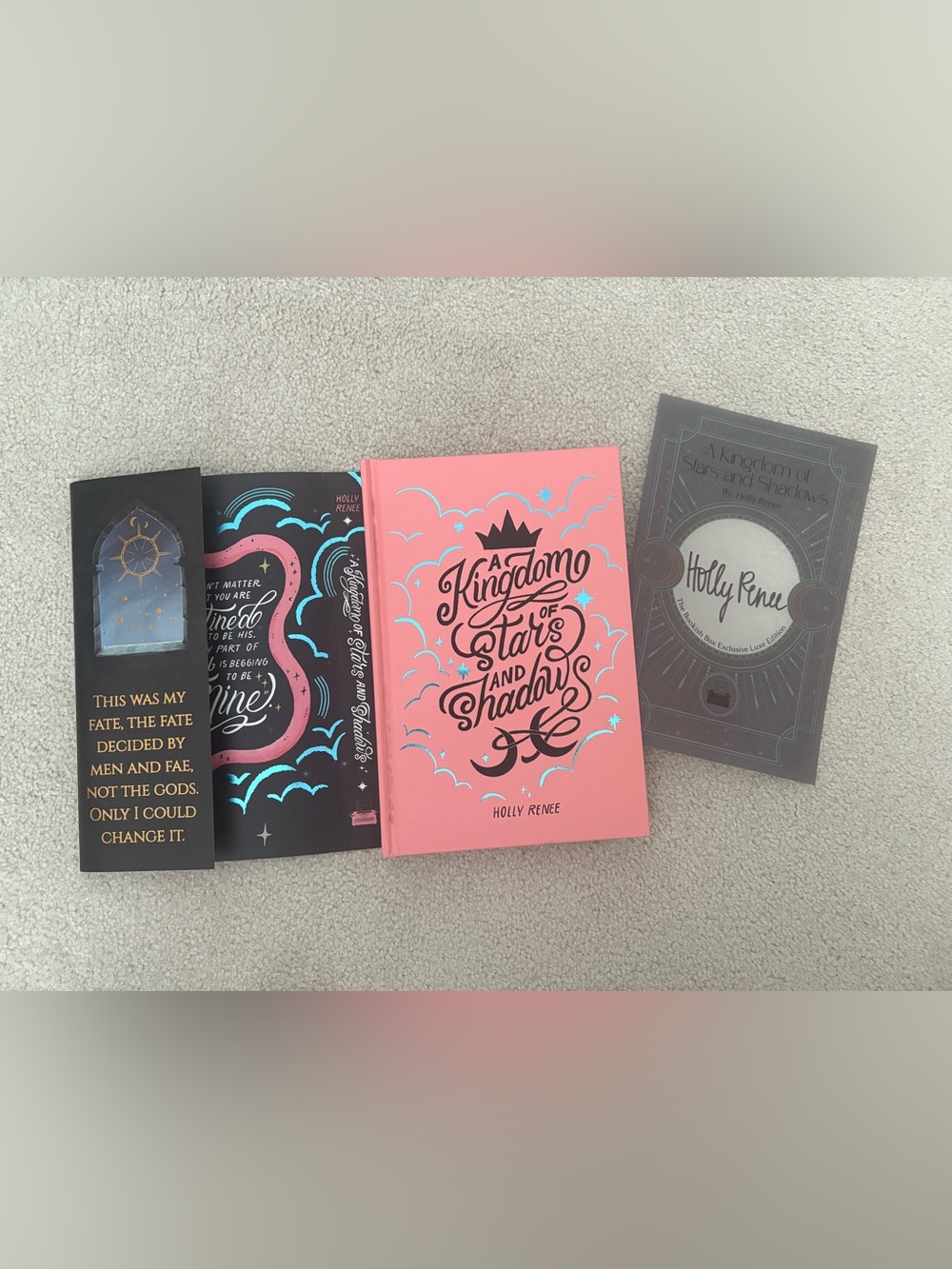 Bookish Box A Kingdom of Stars and Shadows by Holly Renee